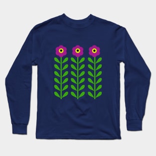 Nordic Flowers Long Sleeve T-Shirt